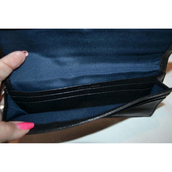 Cole Haan Black Leather Front Logo - Picture 5 of 5